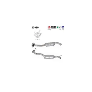 AS Catalyseur pour RENAULT: Twingo (Ref: 30990)