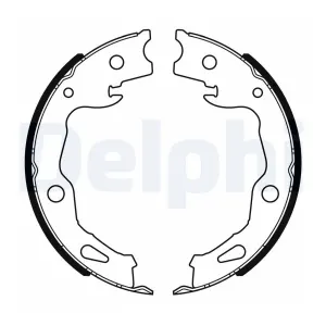 Jeu De âchoires De Frein Delphi Ls2186 Renault