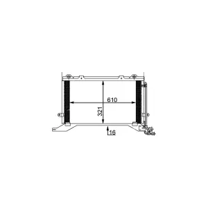 MAHLE AC 248 000P Condenseur, climatisation