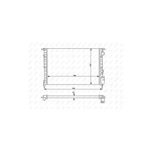 Radiateur Nrf 54706 Renault