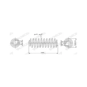 MONROE Ressort de suspension pour FORD: Focus (Ref: SP4549)