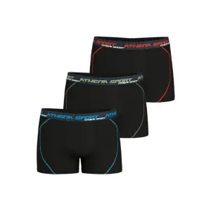 ATHENA Training Dry Boxers Lot de 3, Noir