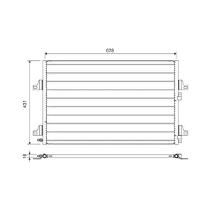 VALEO Condenseur, climatisation pour RENAULT: Espace (Ref: 814007)