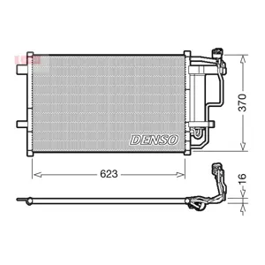 DENSO Condenseur, climatisation pour MAZDA: 3 (Ref: DCN44007)