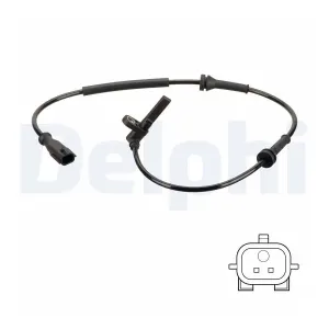 DELPHI Capteur ABS pour RENAULT: Twingo, Wind (Ref: SS20839)
