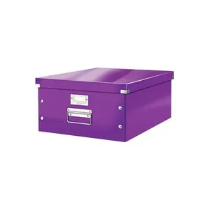 Boîte De Rangement Leitz Click & Store Format Large Violet