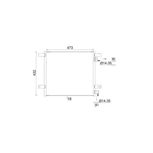 Condenseur, Climatisation Mahle Ac950000s
