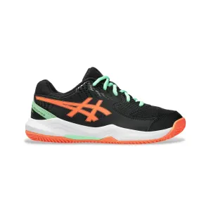 Asics pour femme/filles. 1044A064 Trainers Gel Dedicate 8 Padel black (35.5), Noir, Plat, Lacets, C…