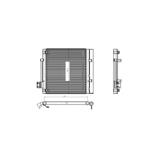 NRF B.V. Condenseur, climatisation pour TESLA: Model S (Ref: 350448)