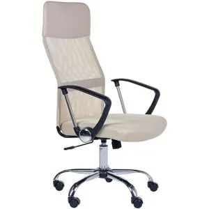 Chaise De Bureau Design Beige