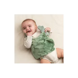 Doudou plat Croco Vert