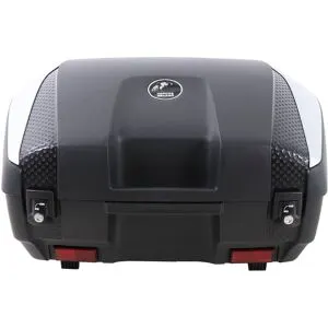 Top case Hepco & Becker Junior 55 - capot argentés - noir