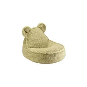 Pouf ours Matcha molletonné