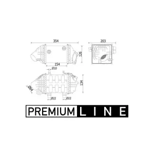 MAHLE CI 225 000P Intercooler