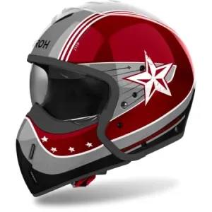Casque Airoh J 110 Command Bordeaux Brillant - Casque Transformable AIROH
