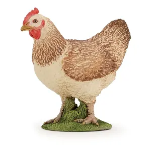 Poule rousse figurine