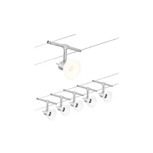 Paulmann Sheela 94136 Système de base pour éclairage sur câble GU5.3 50 W LED chrome (mat), opale