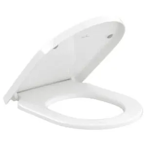 V&B; Abattant WC Subway 3.0 charnière à droite, avec QuickRelease + SoftClose, blanc A-bac ; Viller…