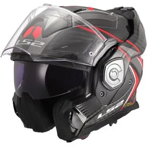 Casque modulable LS2 FF901 ADVANT X CARBON - FUTURE Red