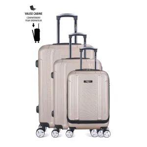 BLUESTAR - Set de 3 Valises BALTIMORE 75 cm 4 Roues