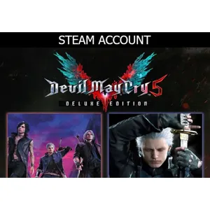 Devil May Cry 5 Deluxe + Vergil (clé Steam, Europe)