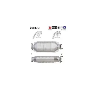 AS Catalyseur pour MITSUBISHI: L200 (Ref: 26047D)