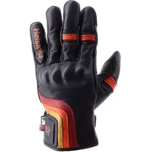 Gants Helstons SPOON Noir/Jaune/Orange