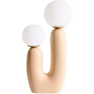 Lampe À Poser Tulun Beige