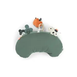 Coussin d'éveil Tummy time Tiny farm Vert