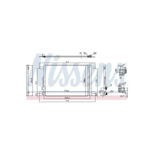 NISSENS 940870 Condenseur, climatisation