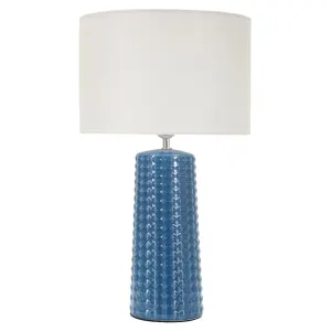 Lampe De Table Gliss Bleue Cm Ø 30x52