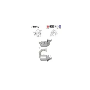 AS 74166D Catalyseur