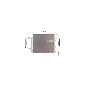 VAN WEZEL 77005056 Condenseur, climatisation
