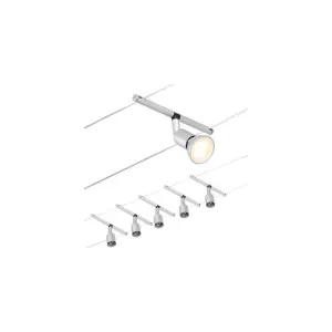 Paulmann 94442 Système complet déclairage sur câble GU5.3 chrome (mat)