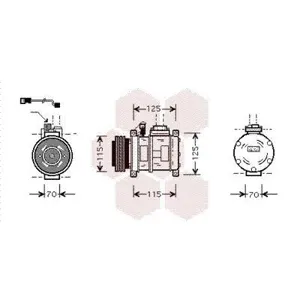 VAN WEZEL Compresseur, climatisation pour BMW: M3 (Ref: 0600K066)