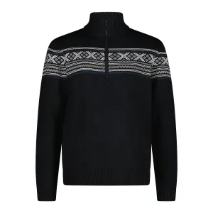 Pull en tricot col zippé CMP Wooltech