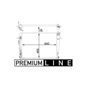 Radiateur Mahle Cr1406000p Kia