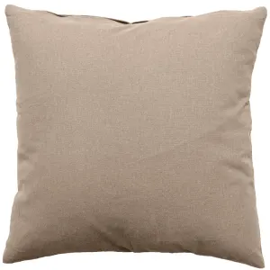 Coussin Uni Effet Bachette Déhoussable - 60 X 60 Cm