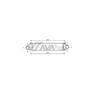 AVA COOLING SYSTEMS FDA4494 Intercooler