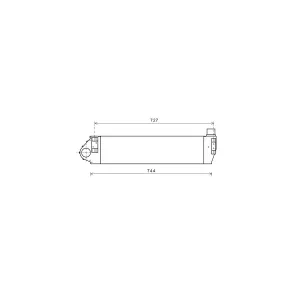 VAN WEZEL Intercooler, échangeur pour RENAULT: Mégane, Scénic (Ref: 43004482)