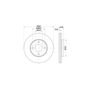 Disque De Frein Hella 8dd355126601 Ford