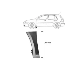 VAN WEZEL Aile pour VOLKSWAGEN: Golf, Bora (Ref: 5888155)