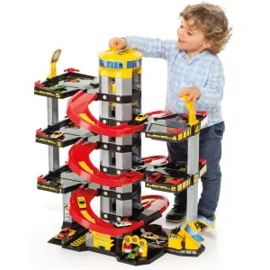 Molto Garage à jouets 6 étages + accessoires