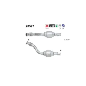 AS Catalyseur pour PEUGEOT: 307 (Ref: 28577)