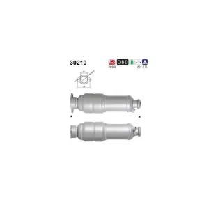 AS Catalyseur pour RENAULT: Clio (Ref: 30210)