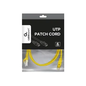 Câble Patch Gembird Pp6u-1.5m/y Jaune