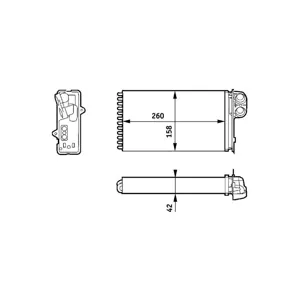 Système De Chauffage Mahle Ah162000s Renault