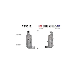 AS FT5319 Filtre à particules