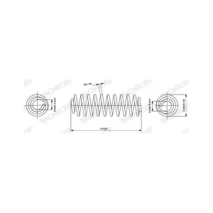 MONROE Ressort de suspension pour CITROËN: Dispatch, Jumpy & PEUGEOT: Expert (Ref: SP4429)