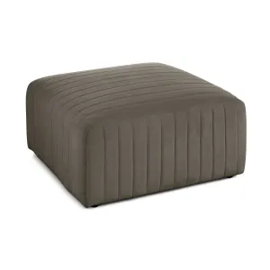 Nova - Pouf Modulable - En Velours - Gris